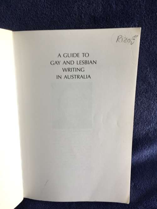 A Guide to Gay and Lesbian Writing in Australia  Michael Hurley | LGBTQI+