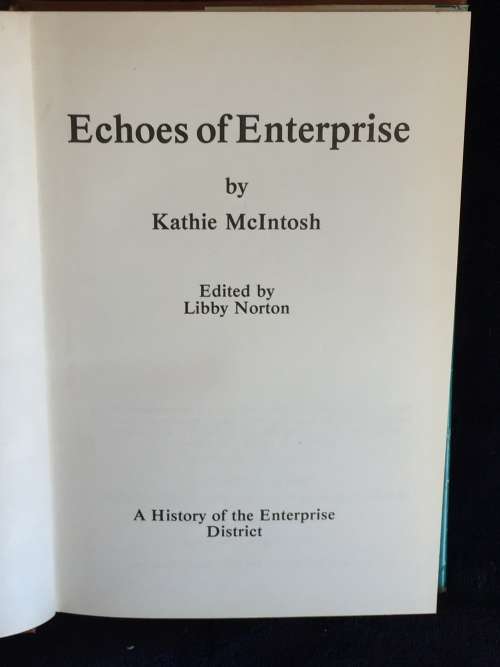 Echoes of Enterprise by Kathie McIntosh and Libby Norton | Rhodesiana