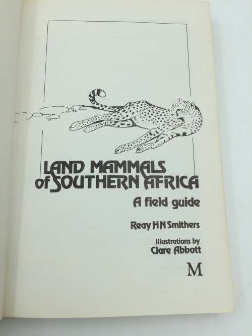 3 Nature Books ~ Land Mammals of Southern Africa, Cry for the Lions and Signs of the Wild