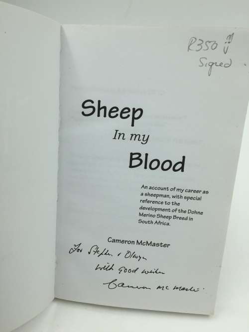 Sheep in my Blood by Cameron McMaster | Dohne Merino Sheep Signed