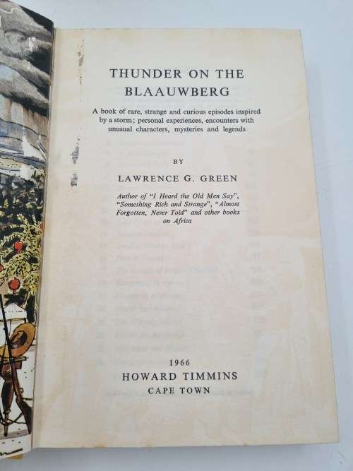 Thunder on the Blaauwberg - Lawrence G Green