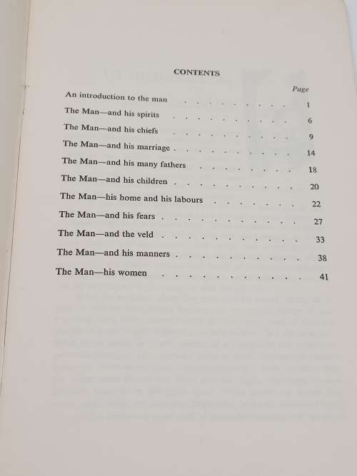 The Man & His Ways - An Introduction to the Customs and Beliefs of Rhodesias African People