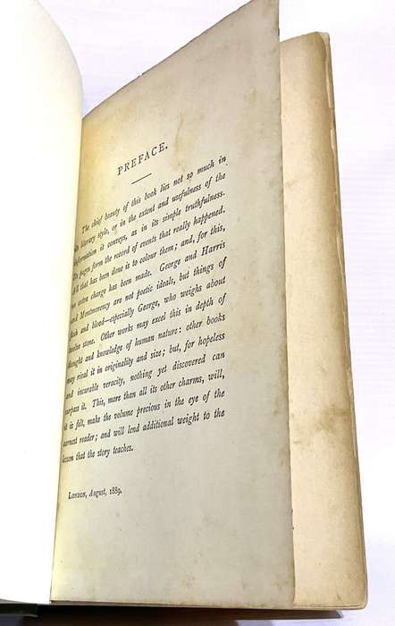 Three Men in a Boat (To Say Nothing of the Dog) -  Jerome K. Jerome 1889 Rebound