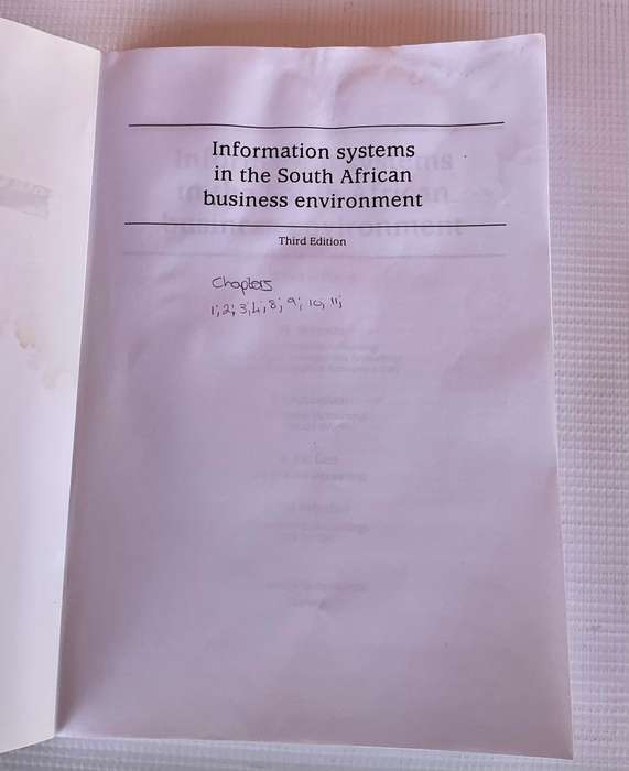 Information Systems in the South African Business Environment | Lexis Nexis