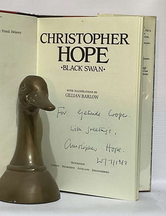 Black Swan by Christopher Hope | Signed