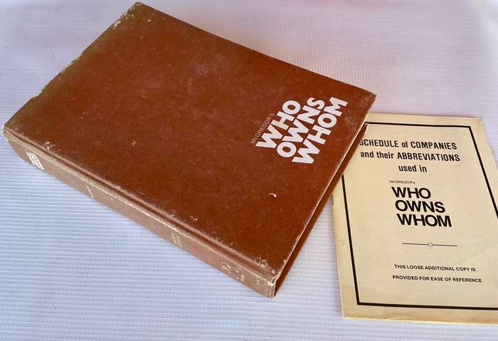 MacGregors Who Owns Whom | Fourth Edition 1984