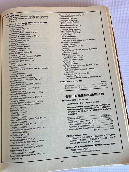 MacGregors Who Owns Whom | Fourth Edition 1984