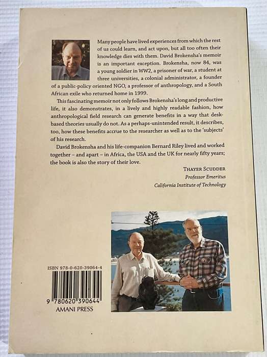 Brokies Way: An Anthropologists Story: Love and Work in Three Continents by David Brokensha SIGNED