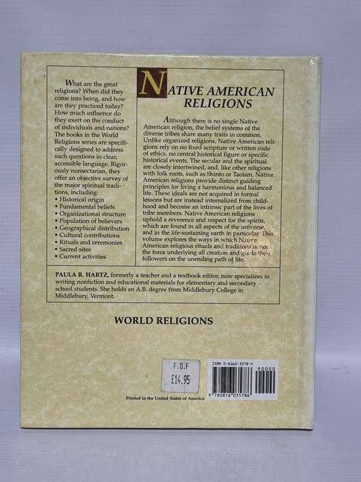 Native American Religions - Paula R Hartz | Facts on File