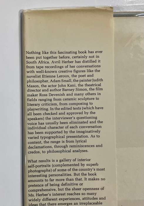 Conversations by Avril Herber | 27 Conversations with South Africans - Kani, Brinnk, Uys, etc