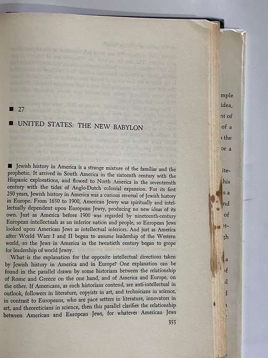 Jews, God and History - Max I Dimont | Scarce 1964 Edition