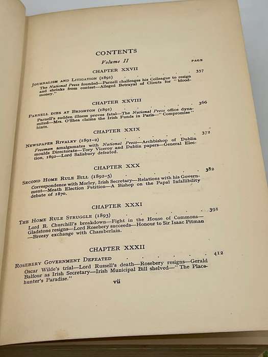 Letters And Leaders Of My Day Vol-II  1891 ~ TM Healy | Irish Politician