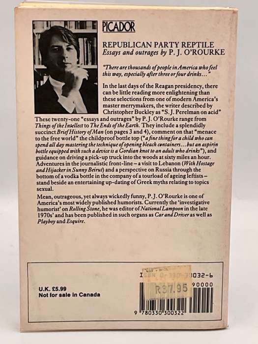 Republican Party Reptile - P J O`Rourke