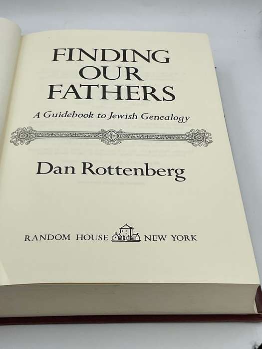 Finding Our Fathers - Dan Rottenberg | A Guidebook to Jewish Genealogy