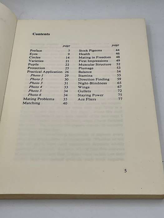 The Eyes and Other Guides to Success: Assessing the quality of a pigeon ~ John Lambrechts