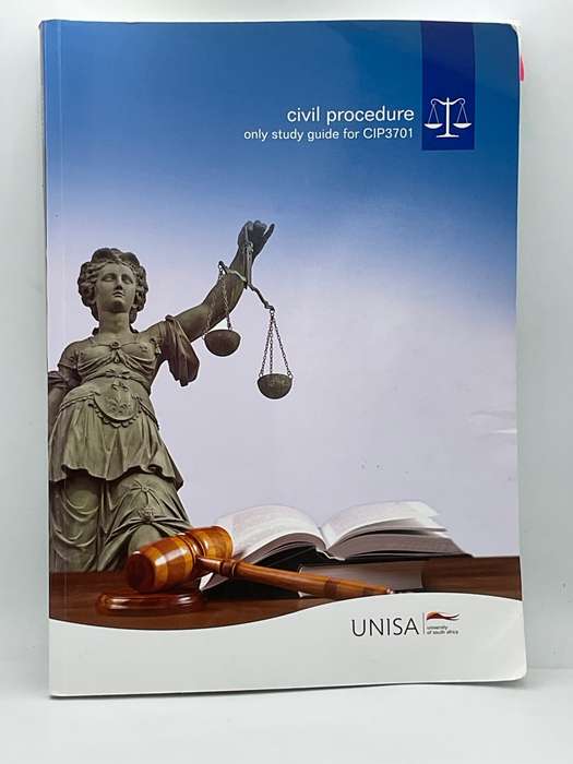 Civil Procedure Only Study Guide CIP3701 UNISA