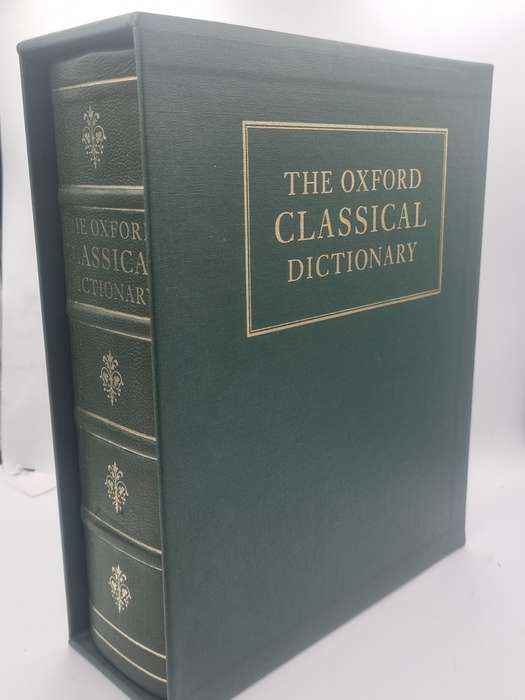 The Oxford Classical Dictionary Limited Edition in Half Green Morocco in Slip Case  | Folio Society