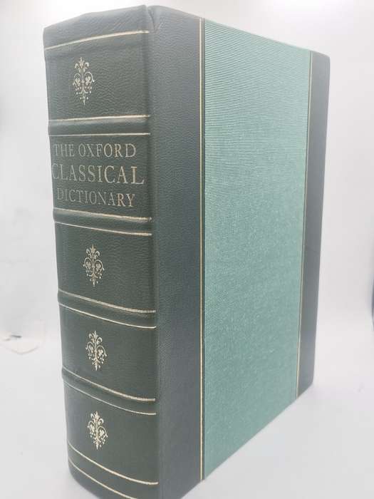 The Oxford Classical Dictionary Limited Edition in Half Green Morocco in Slip Case  | Folio Society