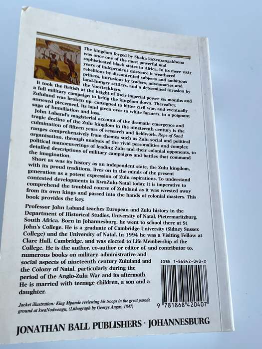 Rope of Sand ~ The Rise and Fall of the Zulu Kingdom by John Laband