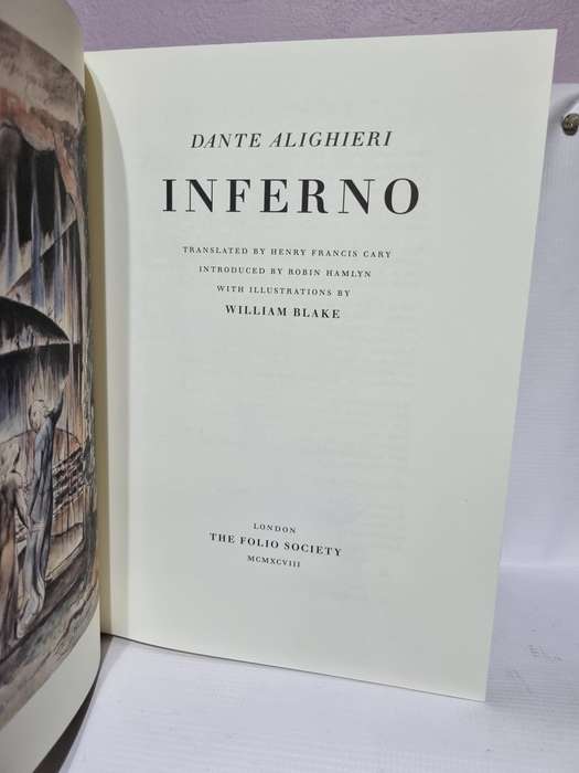 Dante's Inferno - Dante Alighieri with illustrations by William Blake  | Folio Society Large Format
