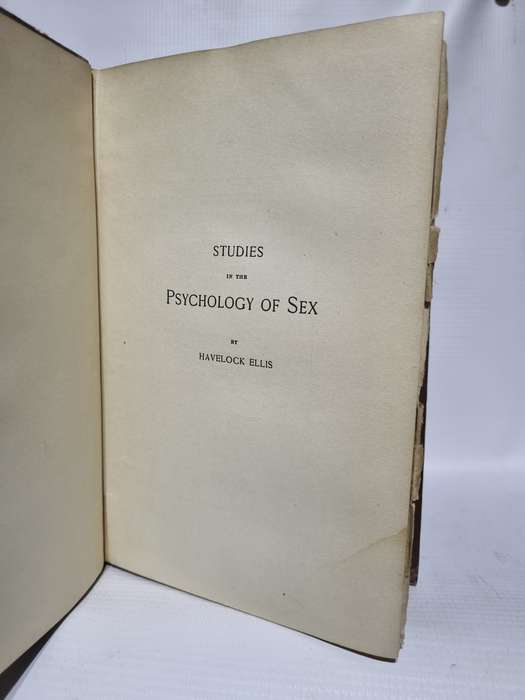 Studies in the Psychology of Sex, 5 Volumes by Havelock Ellis | 1920
