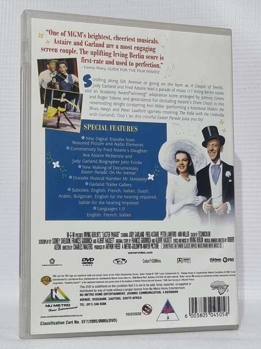 Easter Parade DVD - Judy Garland & Fred Astaire