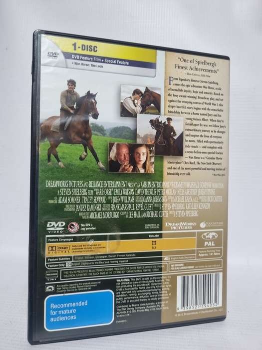 War Horse DVD - A Steven Spielberg film