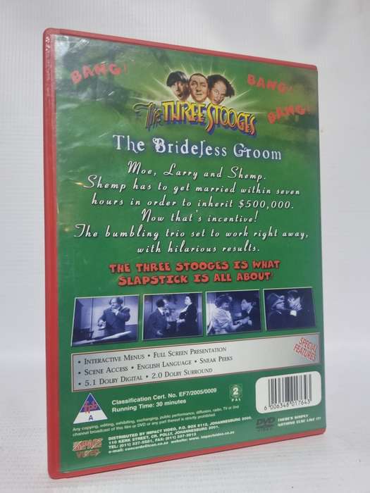 The Brideless Groom DVD - The Three Stooges