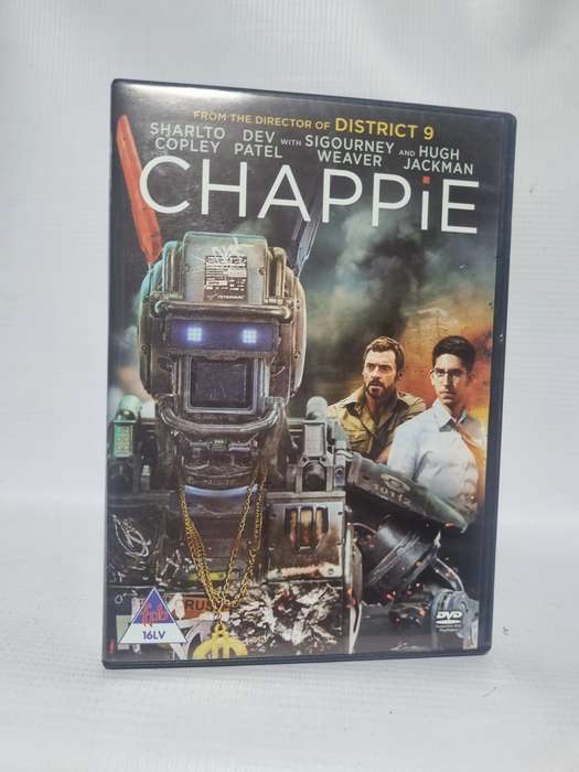 Chappie DVD - Sharlto Copley, Dev Patel, Sigourney Weaver & Hugh Jackman