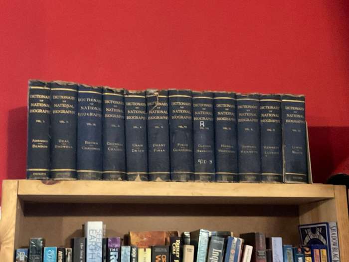 Dictionary of National Biography 20 Volumes from 1908 and 1909 & 3 Supplements