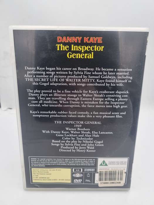 The Inspector General DVD - Danny Kaye