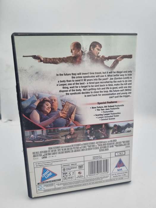 Looper DVD - Bruce Willis & Emily Blunt