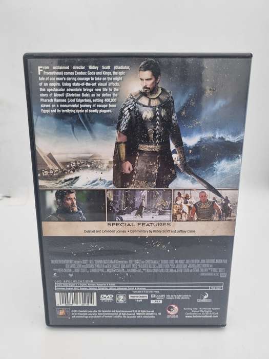 Exodus Gods and Kings DVD - Christian Bale