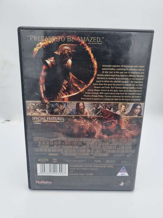 Immortals DVD - Mickey Rourke