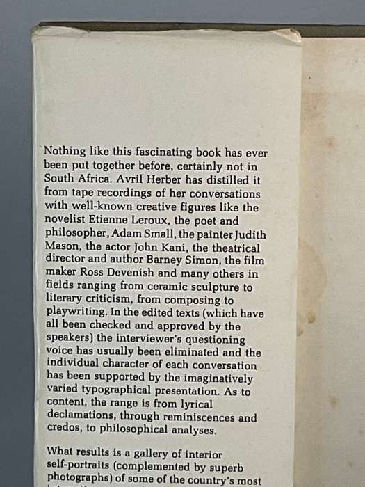 Conversations by Avril Herber | 27 Conversations with South Africans - Kani, Brink, Uys, etc
