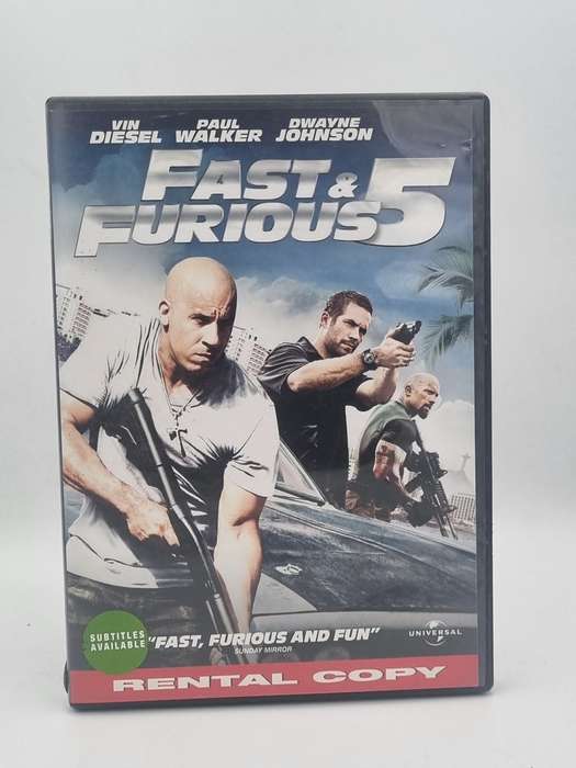 Fast & Furious 5 DVD - Vin Diesel