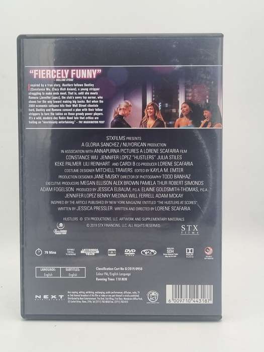 Hustlers DVD - Jennifer Lopez