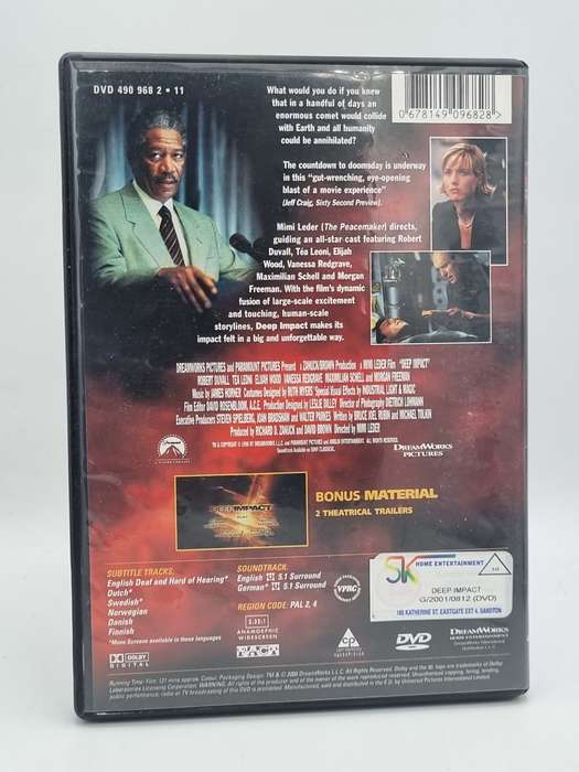 Deep Impact DVD - Robert Duvall, Morgan Freeman