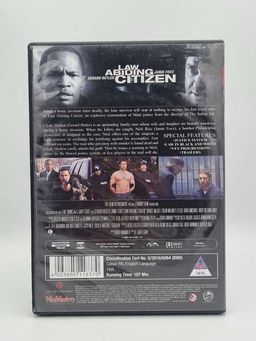 Law Abiding Citizen DVD - Gerard Butler & Jamie Foxx