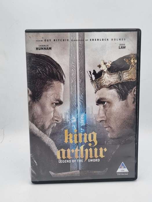 King Arthur Legend of the Sword DVD - Charlie Hunnan & Jude Law
