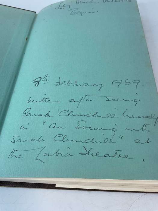 A Thread In The Tapestry - Sarah Churchill | 1967 Hard cover