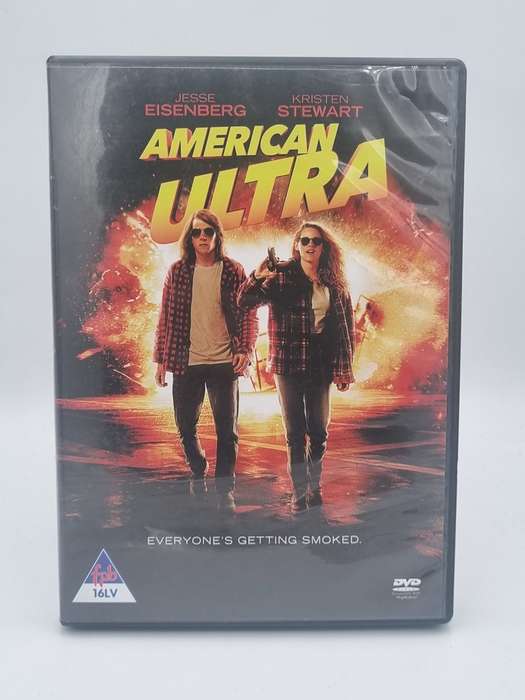 American Ultra DVD - Jesse Eisenberg & Kristen Stewart