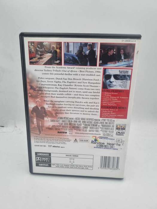 Random Hearts DVD - Harrison Ford & Kristin Scott Thomas
