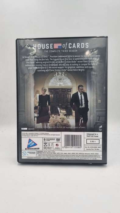 House of Cards Third Season DVDs - Kevin Spacey