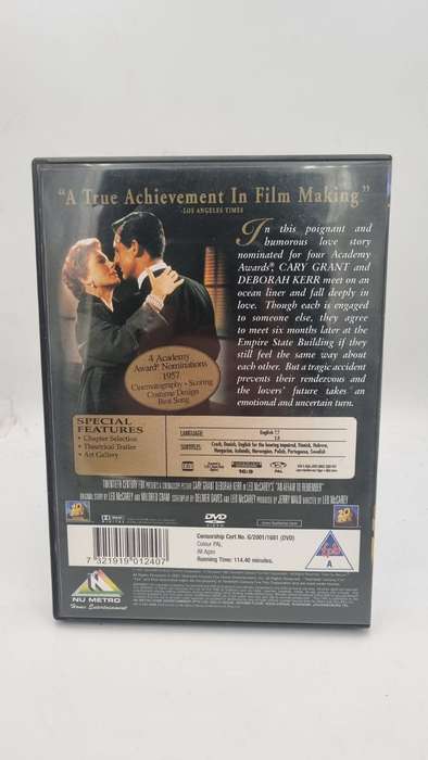 An Affair to Remember DVD - Cary Grant & Deborah Kerr
