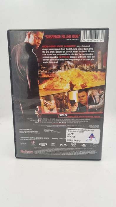 Safe House DVD - Denzel Washington & Ryan Reynolds