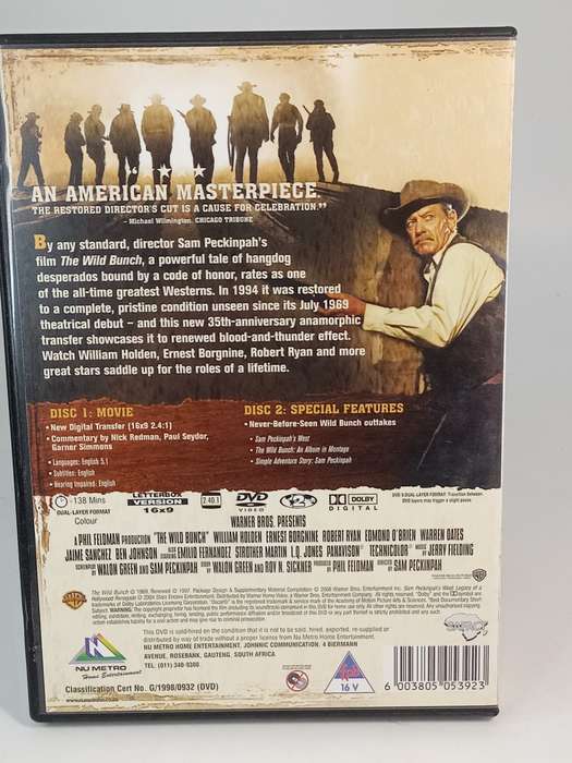 The Wild Bunch DVDs - William Holden