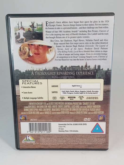 Chariots of Fire DVD