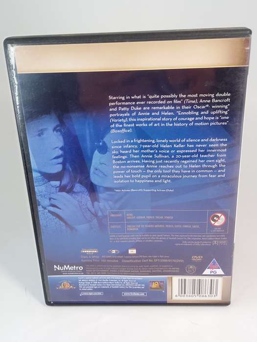 The Miracle Worker DVD - Anne Bancroft & Patty Duke