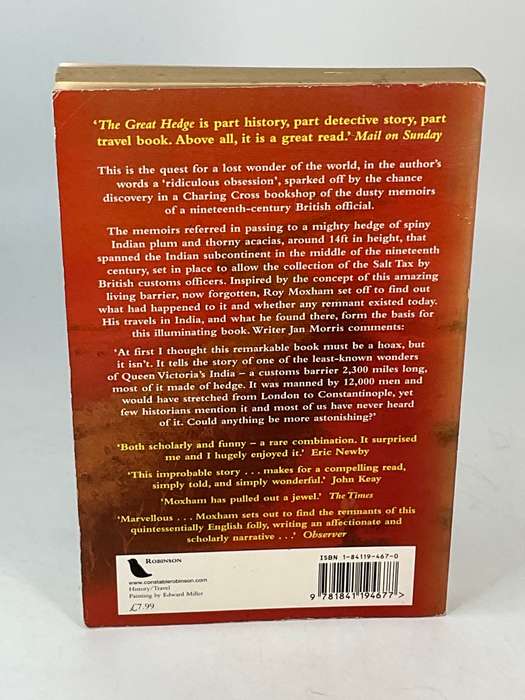 The Great Hedge of India by Roy Moxham | Story of the least-known wonders of Queen Victoria's India